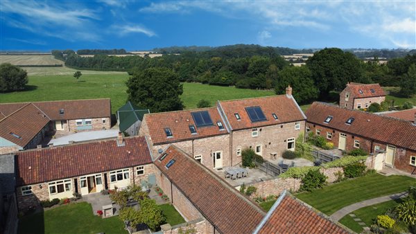 Cottages from above